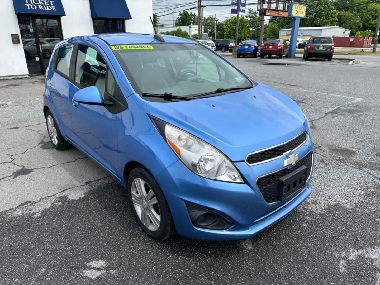 2015 BLUE Chevrolet Spark 1LT CVT (KL8CD6S92FC) with an 1.2L L4 16V DOHC engine, Continuously Variable Transmission transmission, located at 1254 Manheim Pike, Lancaster, PA, 17601, (717) 393-9133, 40.062870, -76.323273 - Photo#2